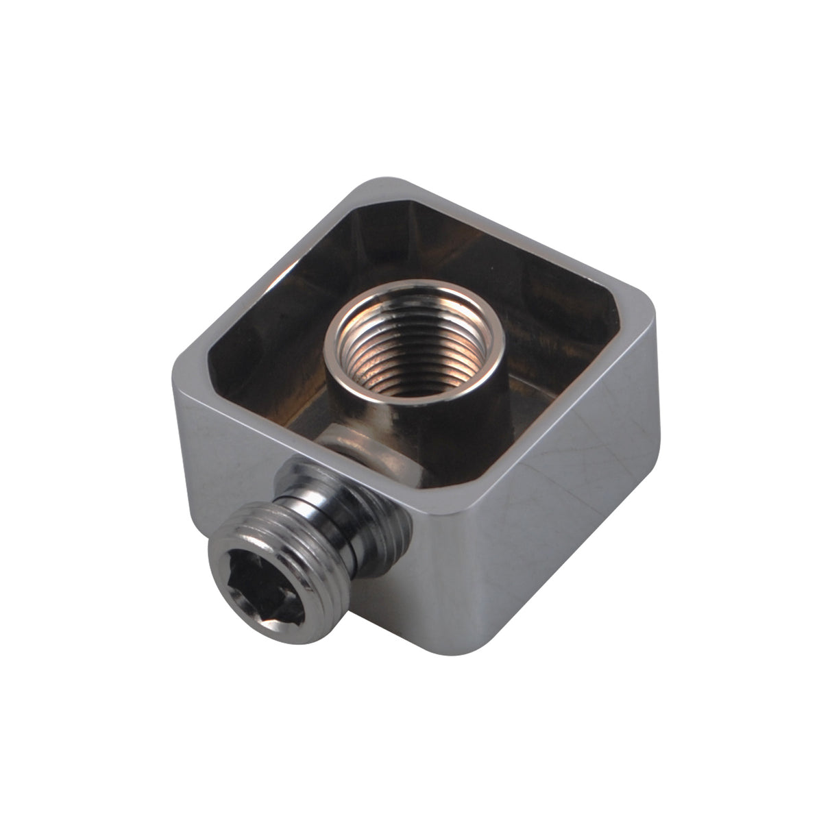 Chrome Shower Rail with Handheld Shower - MTO Marbles & Tiles Outlet