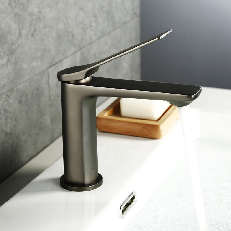 RUSHY - Brushed Gunmetal Basin Mixer - MTO Marbles & Tiles Outlet