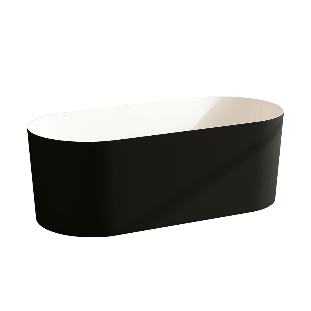 ISEO Freestanding Bathtub - Gloss White - MTO Marbles & Tiles Outlet