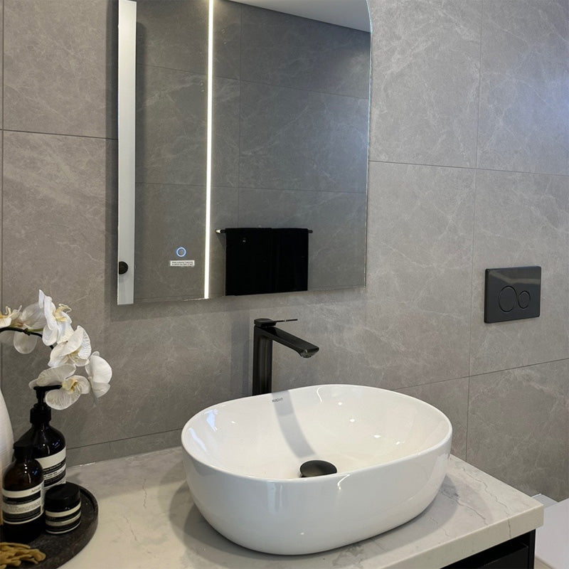 RUSHY - Black Basin Mixer - MTO Marbles & Tiles Outlet