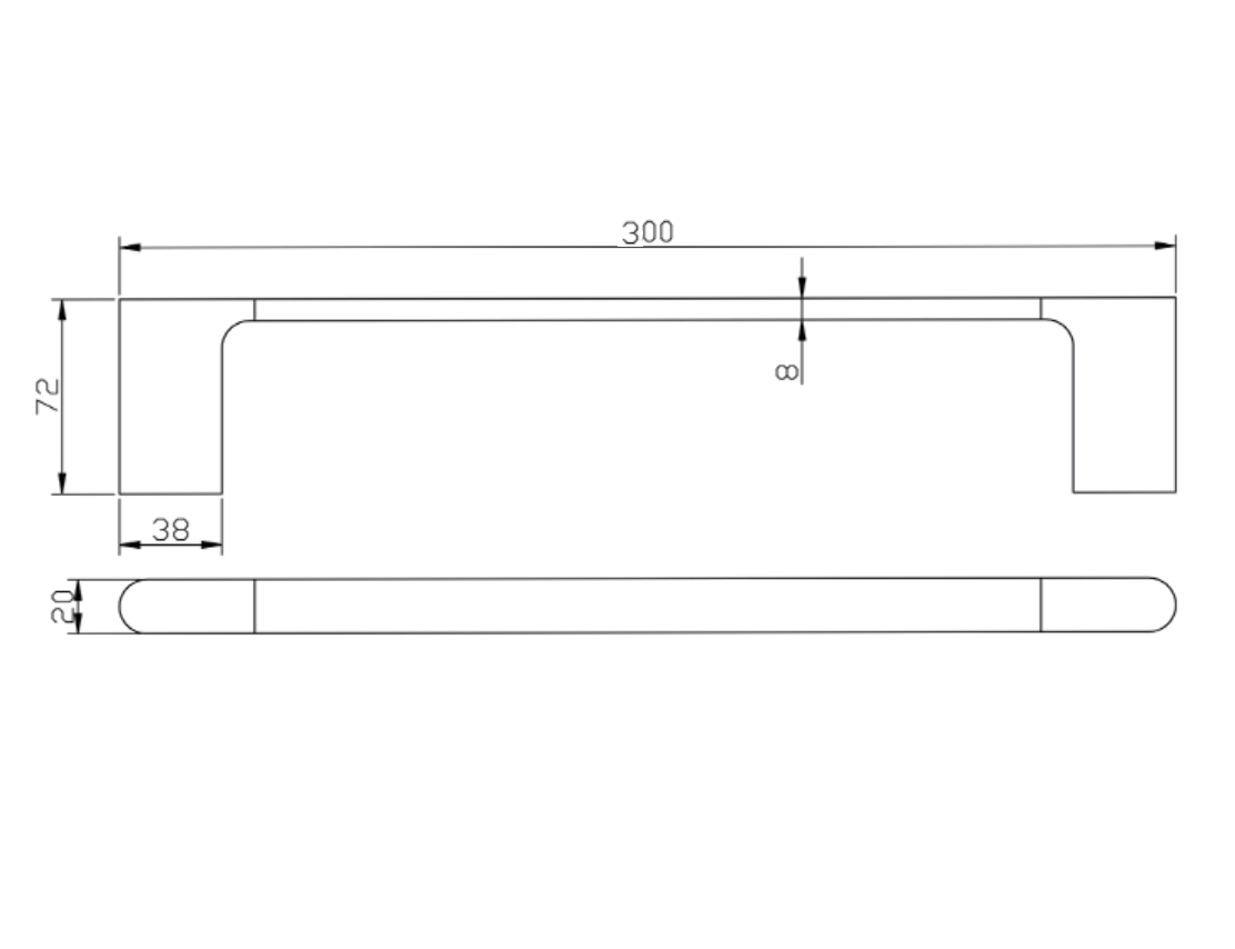 VOG - Gunmetal Hand Towel - MTO Marbles & Tiles Outlet