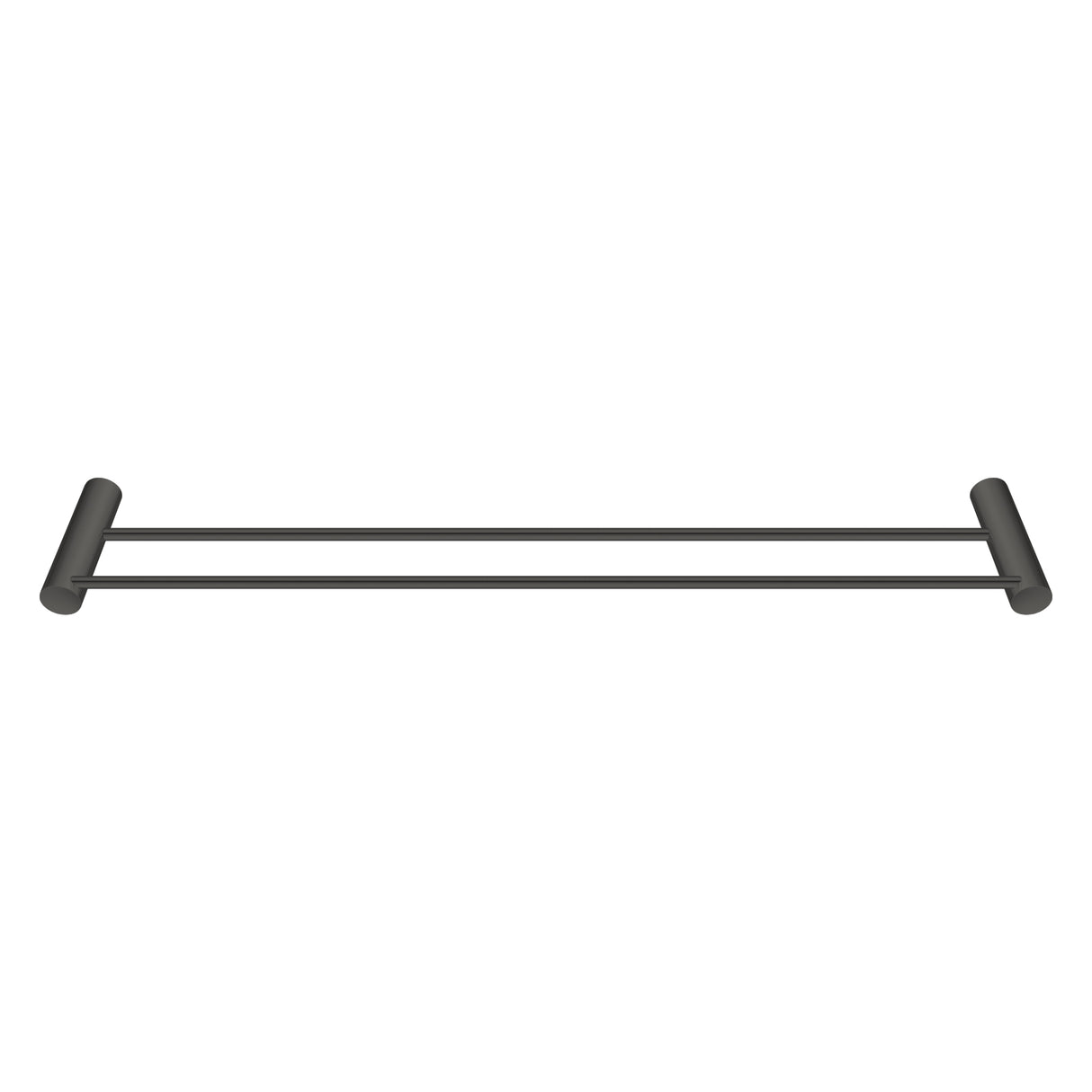 600mm Gunmetal Double Towel Rail - MTO Marbles & Tiles Outlet
