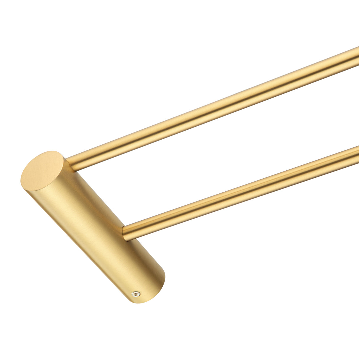 600mm Brushed Brass Double Towel Rail - MTO Marbles & Tiles Outlet