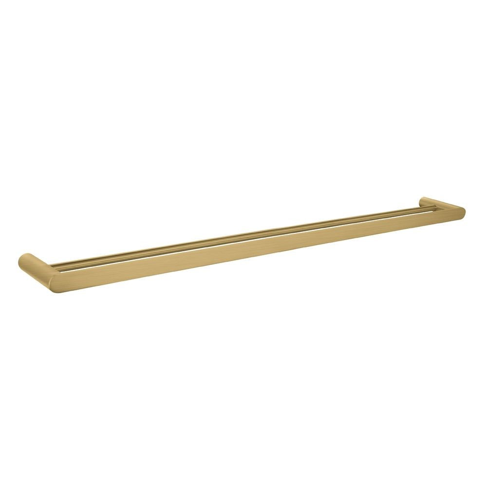 Bellino Brushed Yellow Gold 800mm Double Towel Rail - MTO Marbles & Tiles Outlet