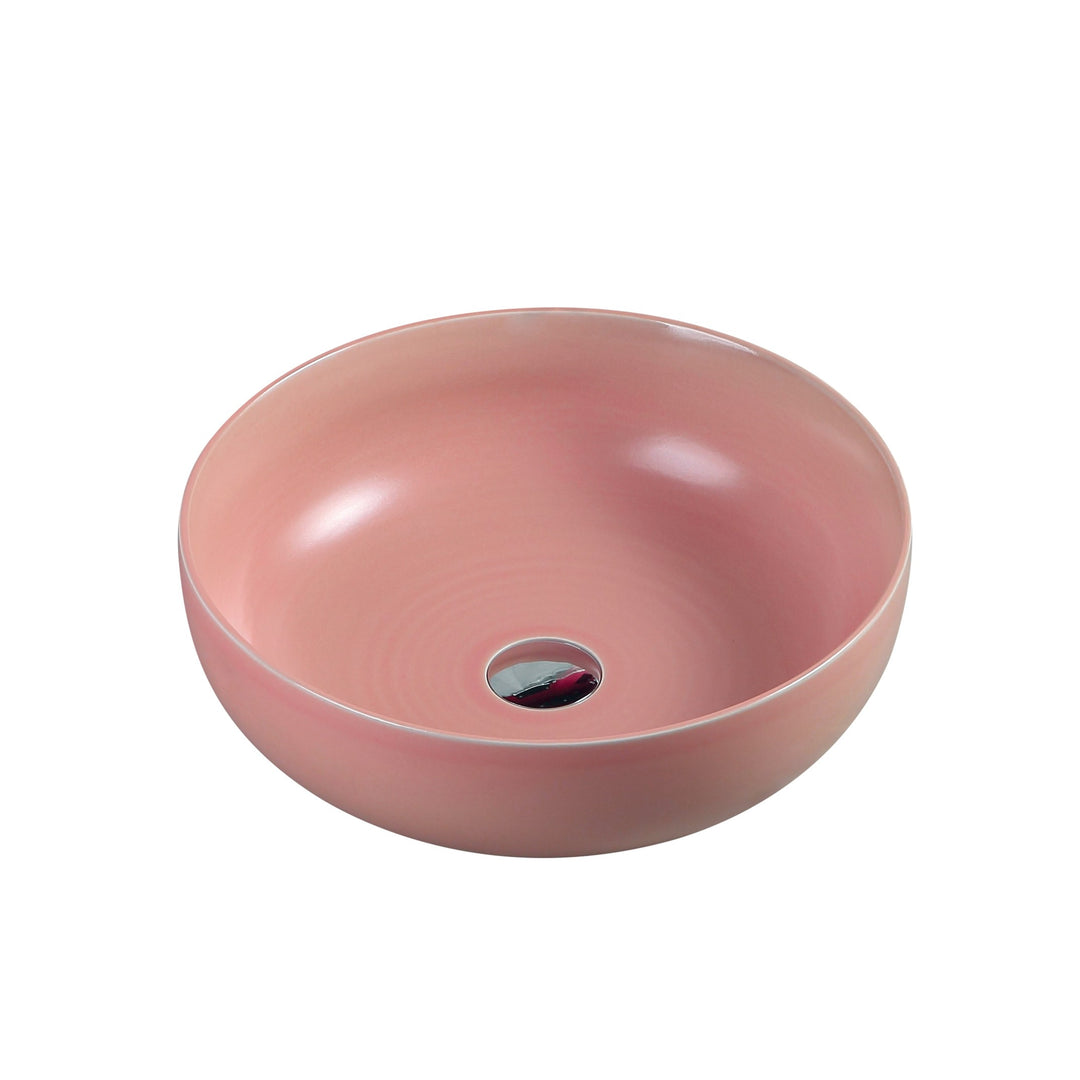 Asti 90 Counter-top Round Basin - Matt Pink - MTO Marbles & Tiles Outlet