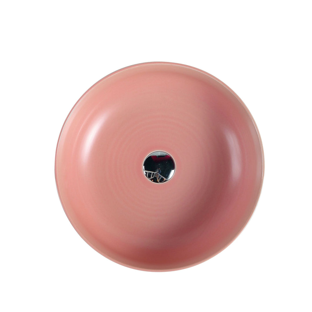 Asti 90 Counter-top Round Basin - Matt Pink - MTO Marbles & Tiles Outlet
