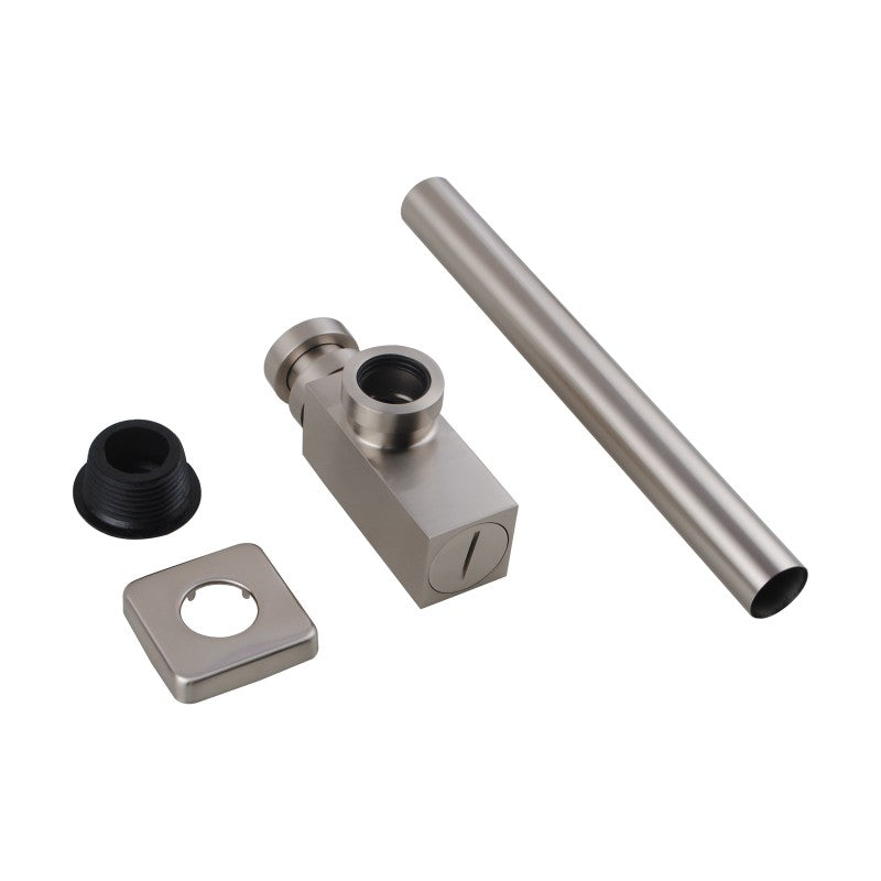 Brushed Nickel Bottle Trap - MTO Marbles & Tiles Outlet