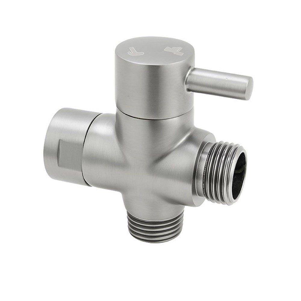 Brushed Nickel Bidet Diverter - MTO Marbles & Tiles Outlet