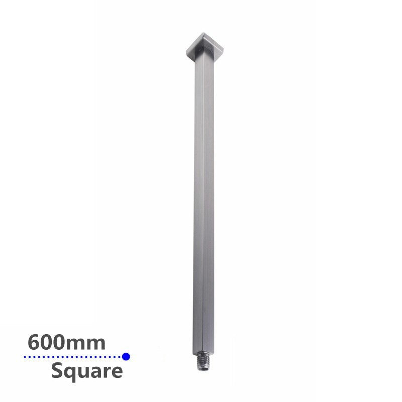 600mm Brushed Nickel Ceiling Shower Arm - MTO Marbles & Tiles Outlet