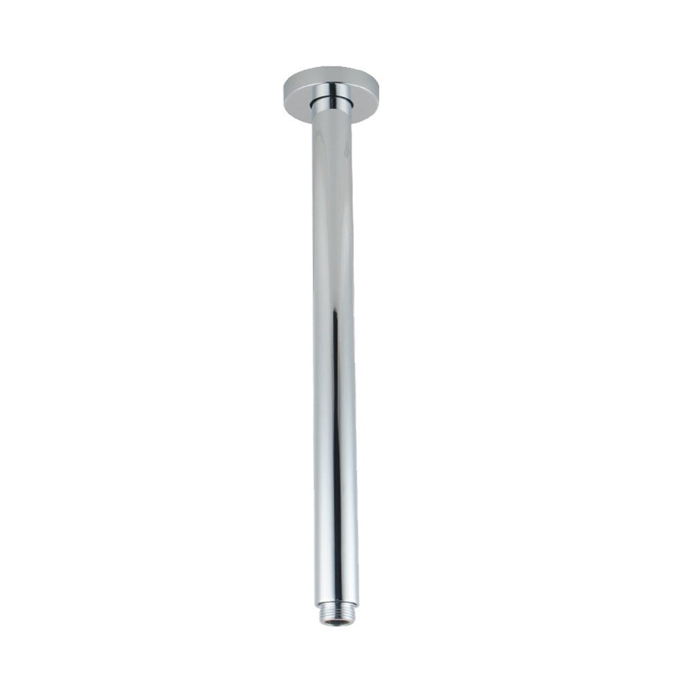 400mm Brushed Nickel Ceiling Shower Arm - MTO Marbles & Tiles Outlet