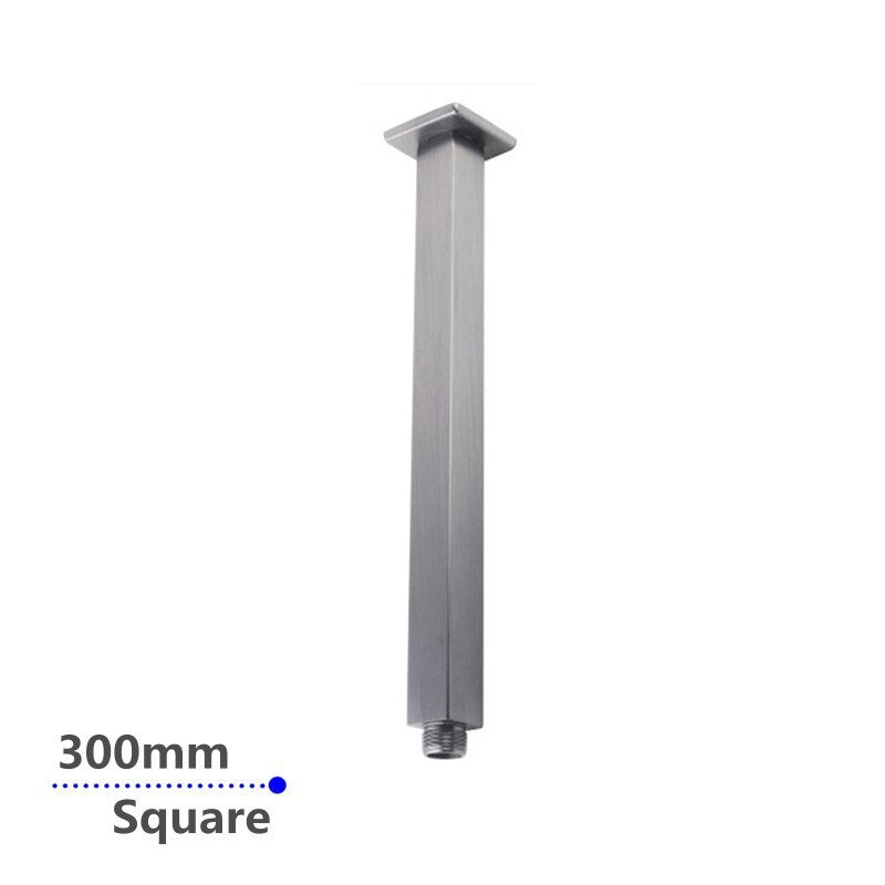 300mm Brushed Nickel Ceiling Shower Arm - MTO Marbles & Tiles Outlet