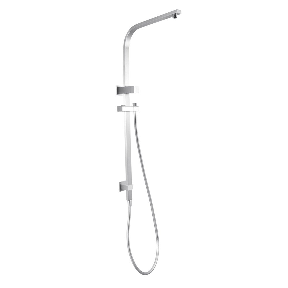 Brushed Nickel Shower Rail - MTO Marbles & Tiles Outlet
