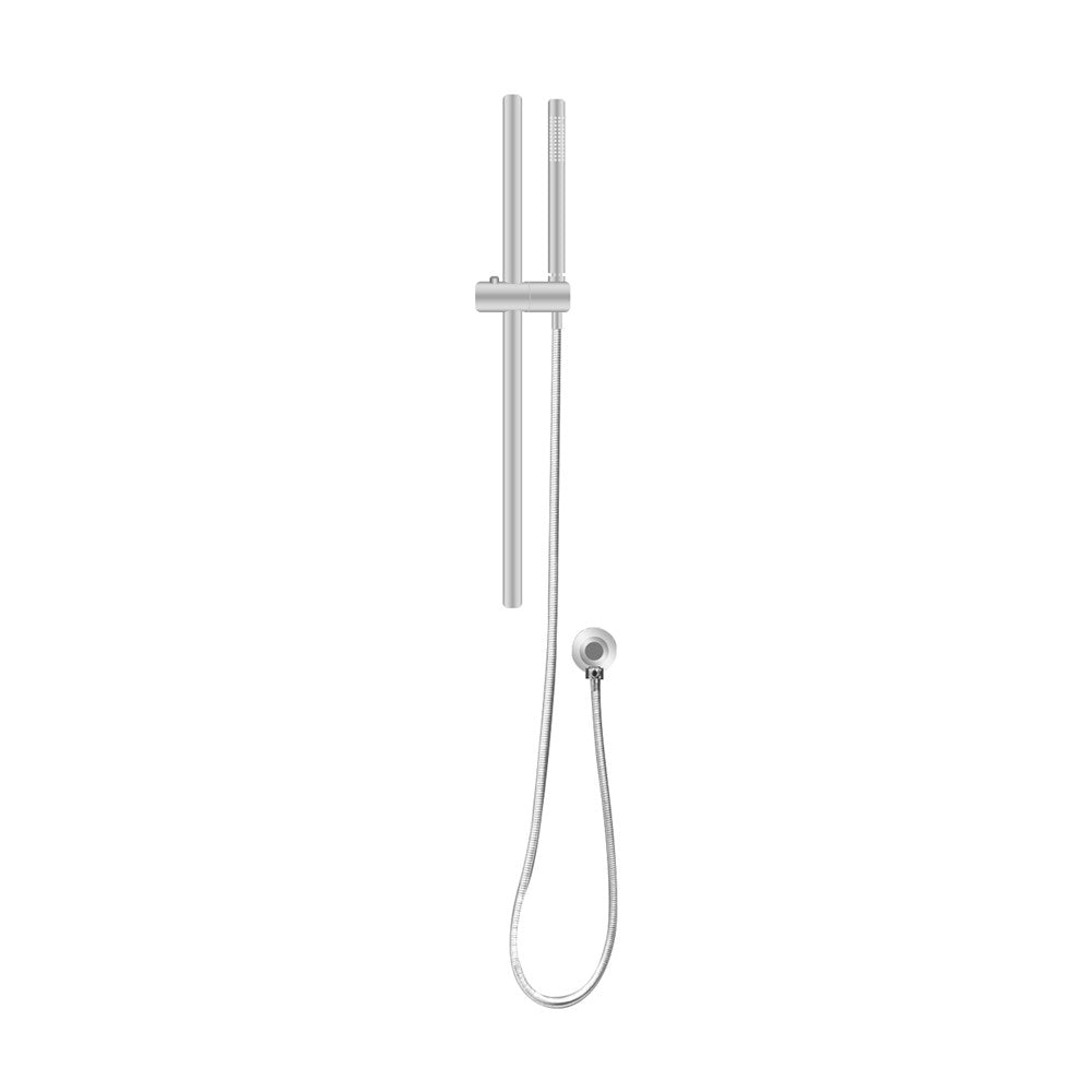 Brushed Nickel Shower Rail with Handheld Shower - MTO Marbles & Tiles Outlet