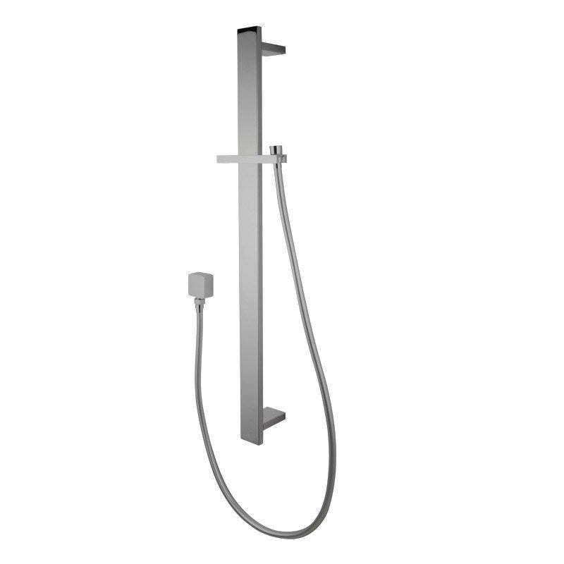 Brushed Nickel Shower Rail - MTO Marbles & Tiles Outlet