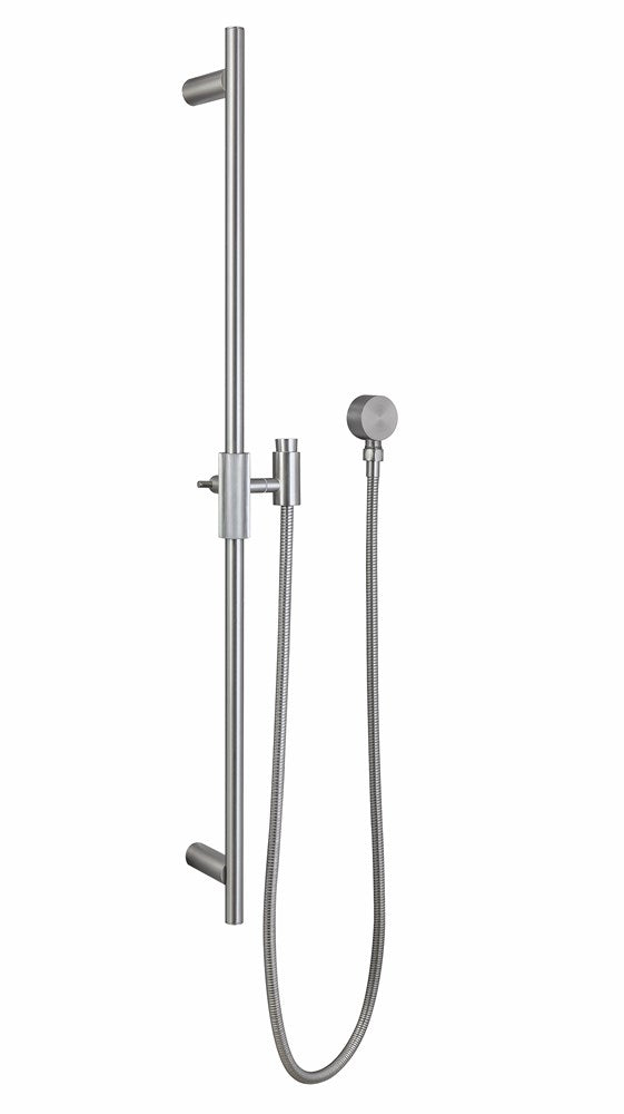 CADDENCE - Brushed Nickel Shower Rail - MTO Marbles & Tiles Outlet