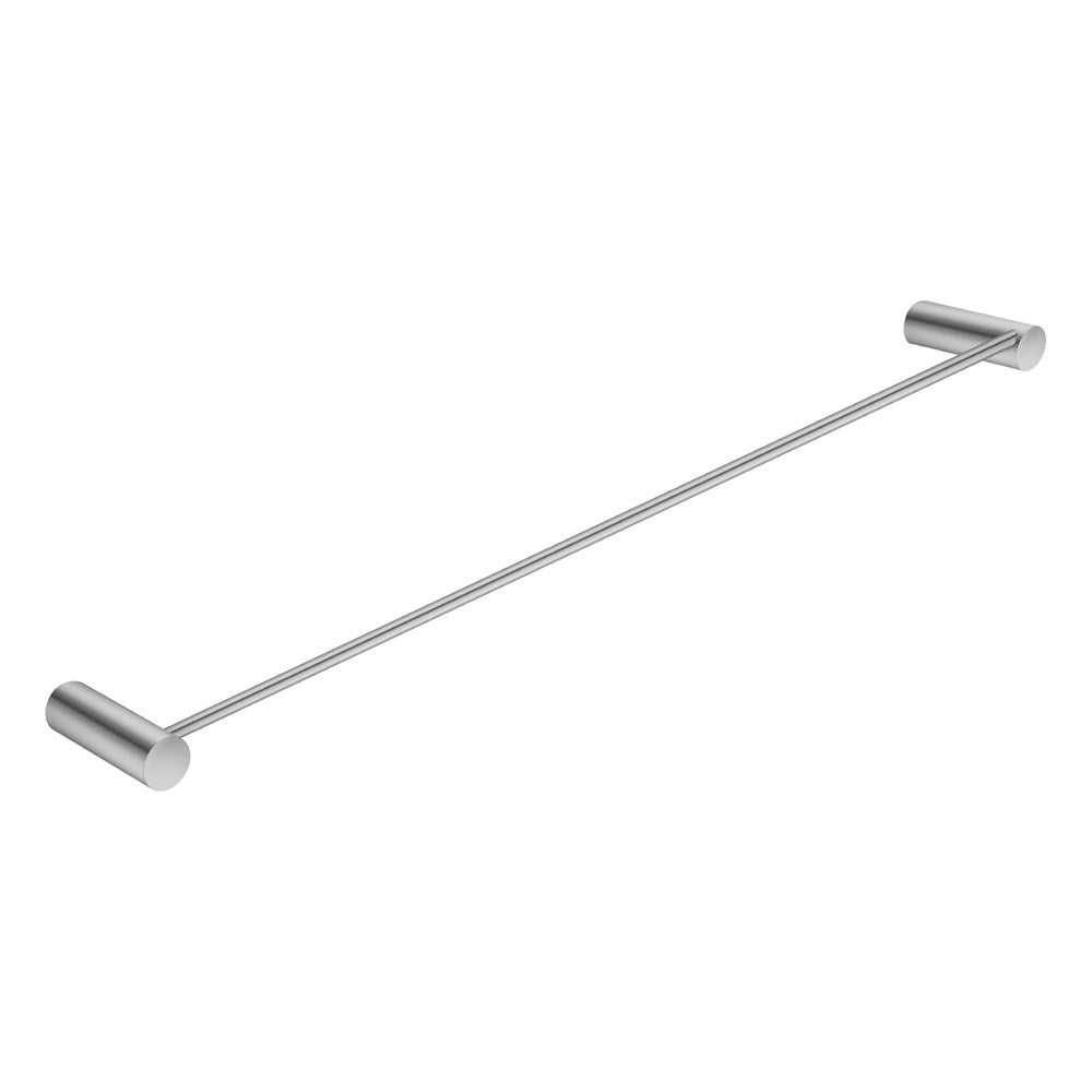 600mm Brushed Nickel Single Towel Rail - MTO Marbles & Tiles Outlet