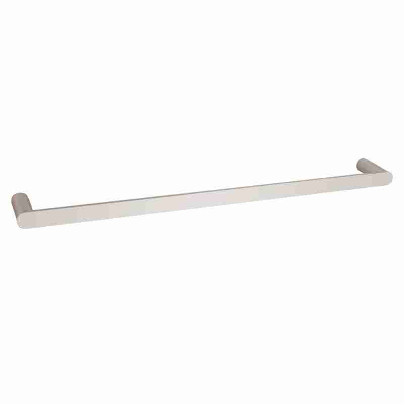 RUSHY - 600mm Brushed Nickel Single Towel Rail - MTO Marbles & Tiles Outlet