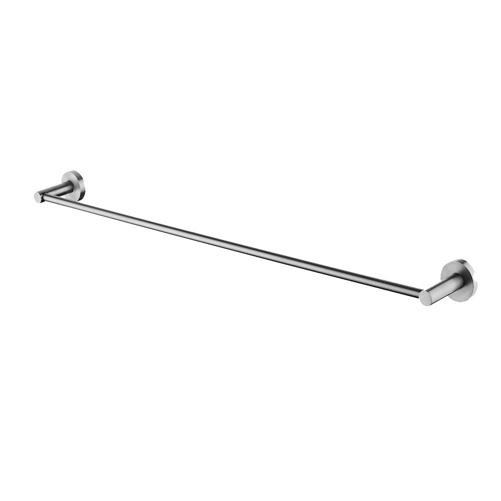LUCID PIN - 800mm Brushed Nickel Cuttable Single Towel Rail - MTO Marbles & Tiles Outlet