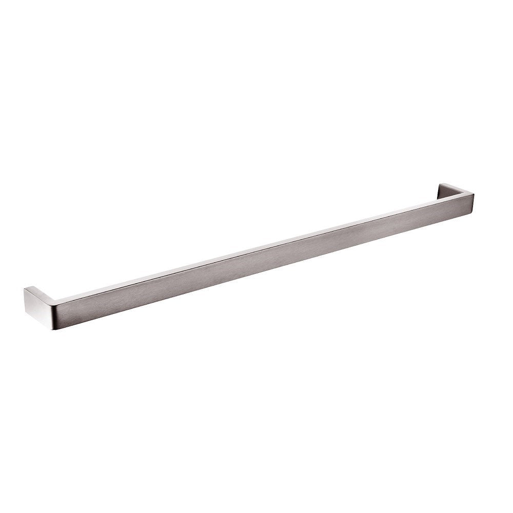 IVANO - 800mm Brushed Nickel Single Towel Rail - MTO Marbles & Tiles Outlet