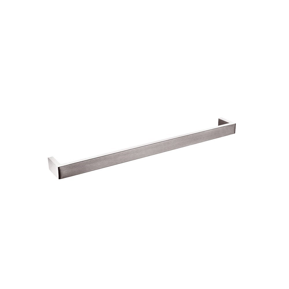 IVANO - 600mm Brushed Nickel Single Towel Rail - MTO Marbles & Tiles Outlet