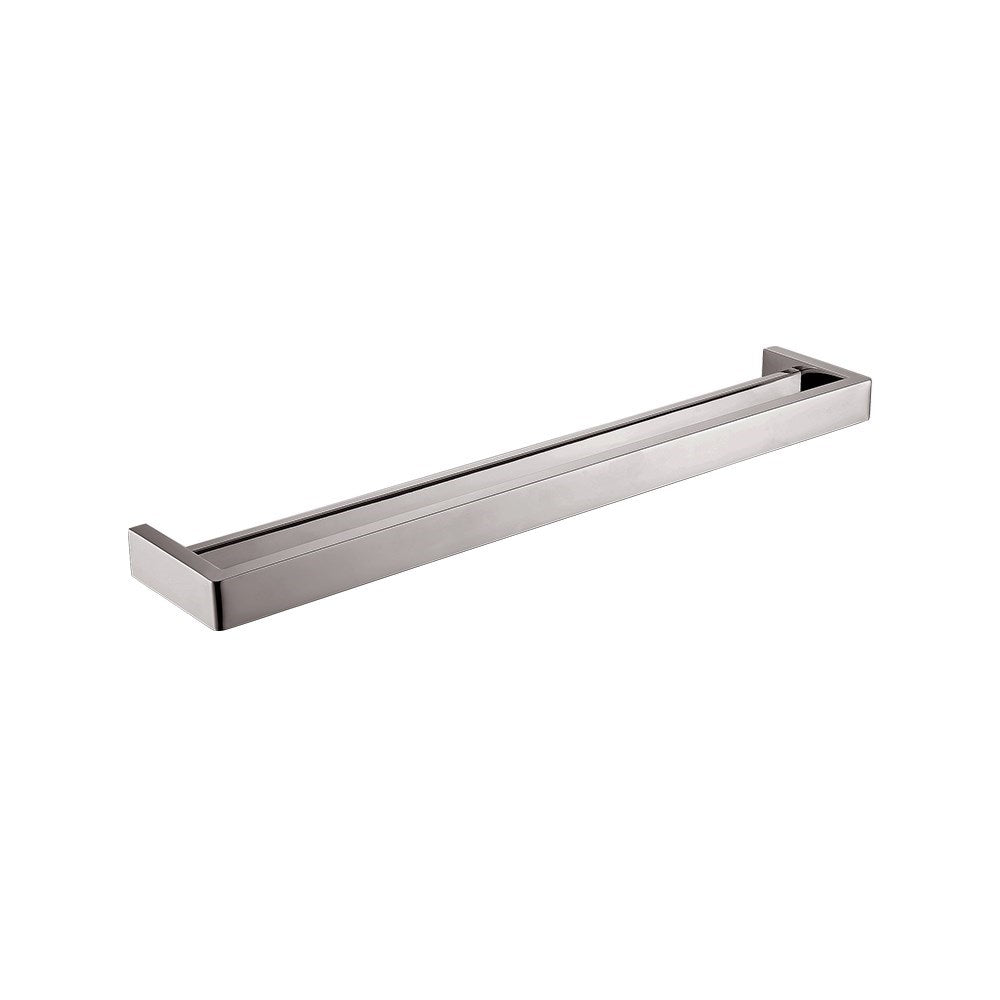 IVANO - 600mm Brushed Nickel Double Towel Rail - MTO Marbles & Tiles Outlet