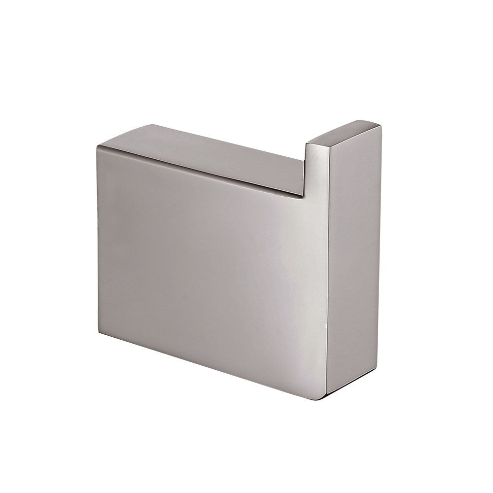 IVANO - Brushed Nickel Robe Hook - MTO Marbles & Tiles Outlet