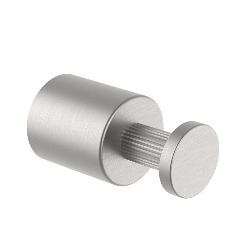 CADDENCE - Brushed Nickel Robe Hook - MTO Marbles & Tiles Outlet
