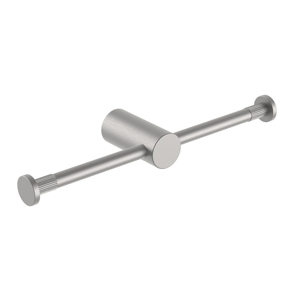 CADDENCE - Brushed Nickel Toilet Paper Holder - MTO Marbles & Tiles Outlet