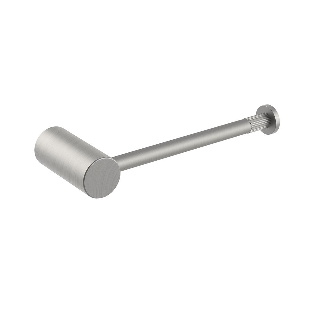 CADDENCE - Brushed Nickel Single Toilet Paper Holder - MTO Marbles & Tiles Outlet
