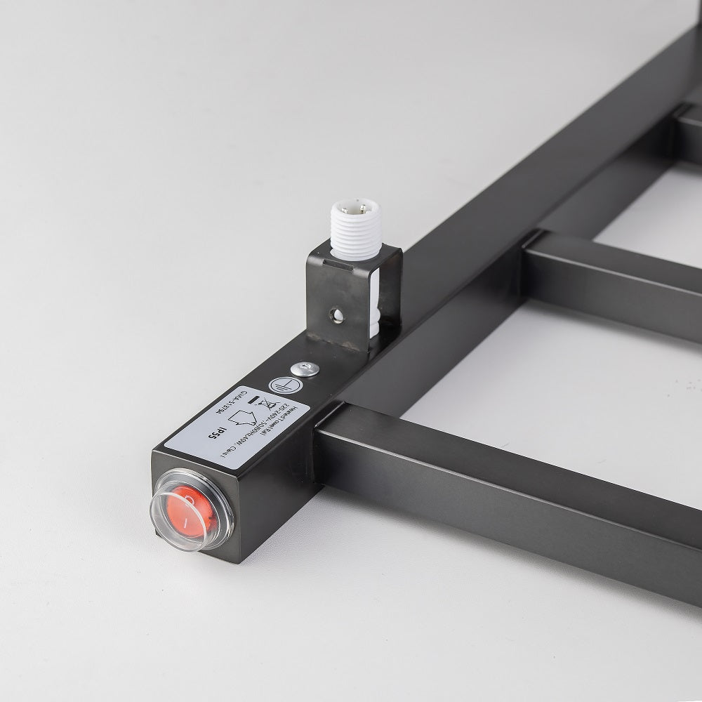 Brushed Gunmetal Heated Towel Rack 6 Bars - MTO Marbles & Tiles Outlet