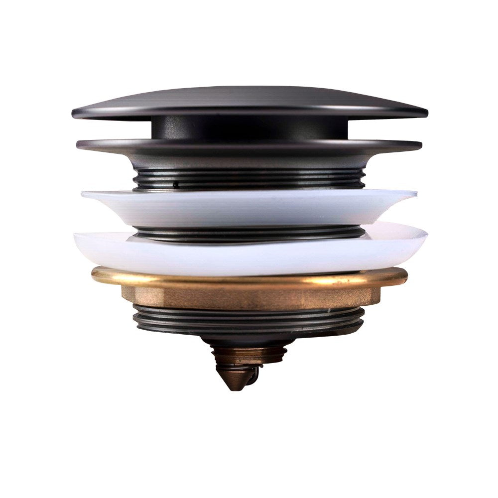 Brushed Gunmetal Bathtub Pop Up Waste No Overflow - MTO Marbles & Tiles Outlet