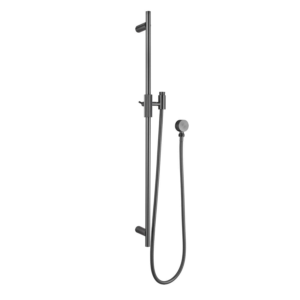 CADDENCE - Brushed Gunmetal Shower Rail - MTO Marbles & Tiles Outlet