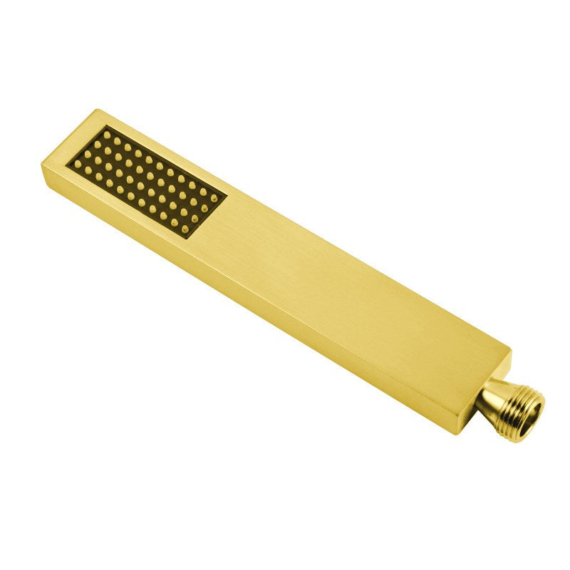 Brushed Brass Single Function Handheld Shower - MTO Marbles & Tiles Outlet