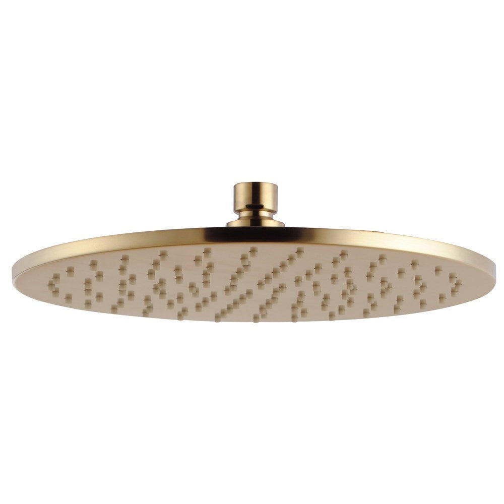 250mm Brushed Brass Shower Head - MTO Marbles & Tiles Outlet