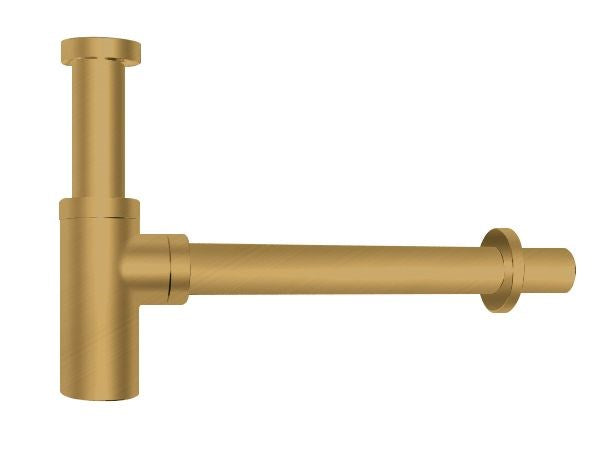 Brushed Brass Bottle Trap - MTO Marbles & Tiles Outlet