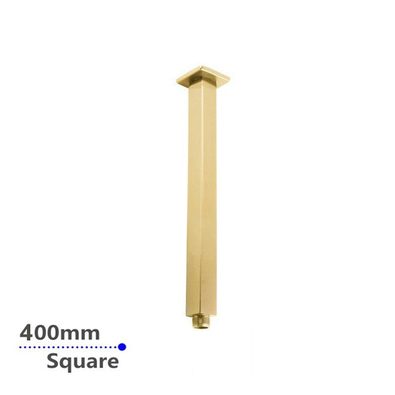 400mm Brushed Brass Ceiling Shower Arm - MTO Marbles & Tiles Outlet