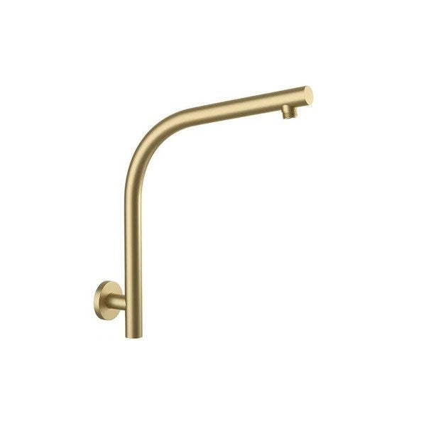 Brushed Brass Wall Shower Arm - MTO Marbles & Tiles Outlet
