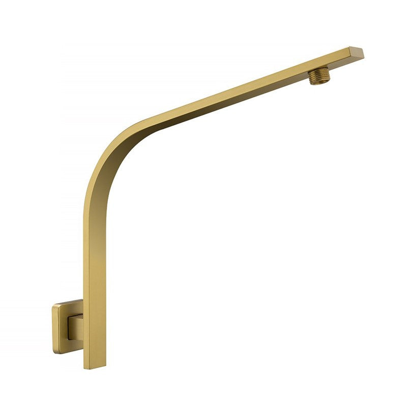 Brushed Brass Wall Shower Arm - MTO Marbles & Tiles Outlet