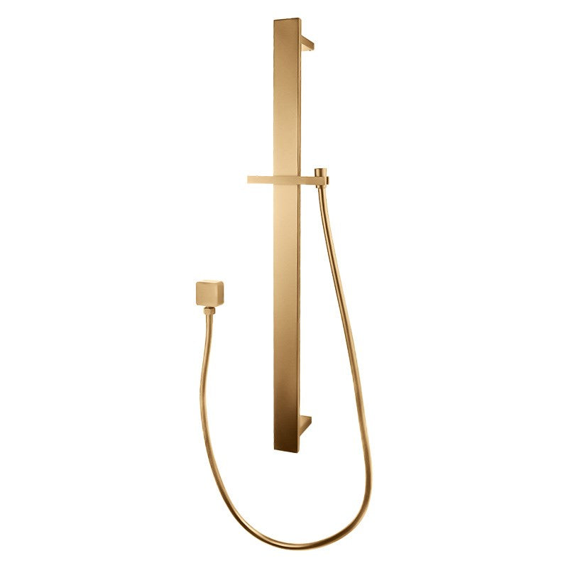 Brushed Brass Shower Rail - MTO Marbles & Tiles Outlet