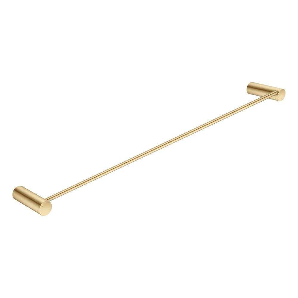 600mm Brushed Brass Single Towel Rail - MTO Marbles & Tiles Outlet