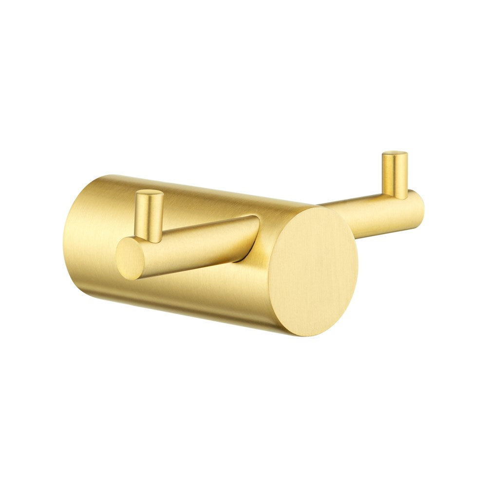 Brushed Brass Robe Hook - MTO Marbles & Tiles Outlet