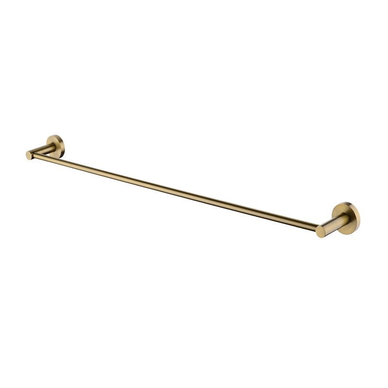 LUCID PIN - 800mm Brushed Brass Cuttable Single Towel Rail - MTO Marbles & Tiles Outlet