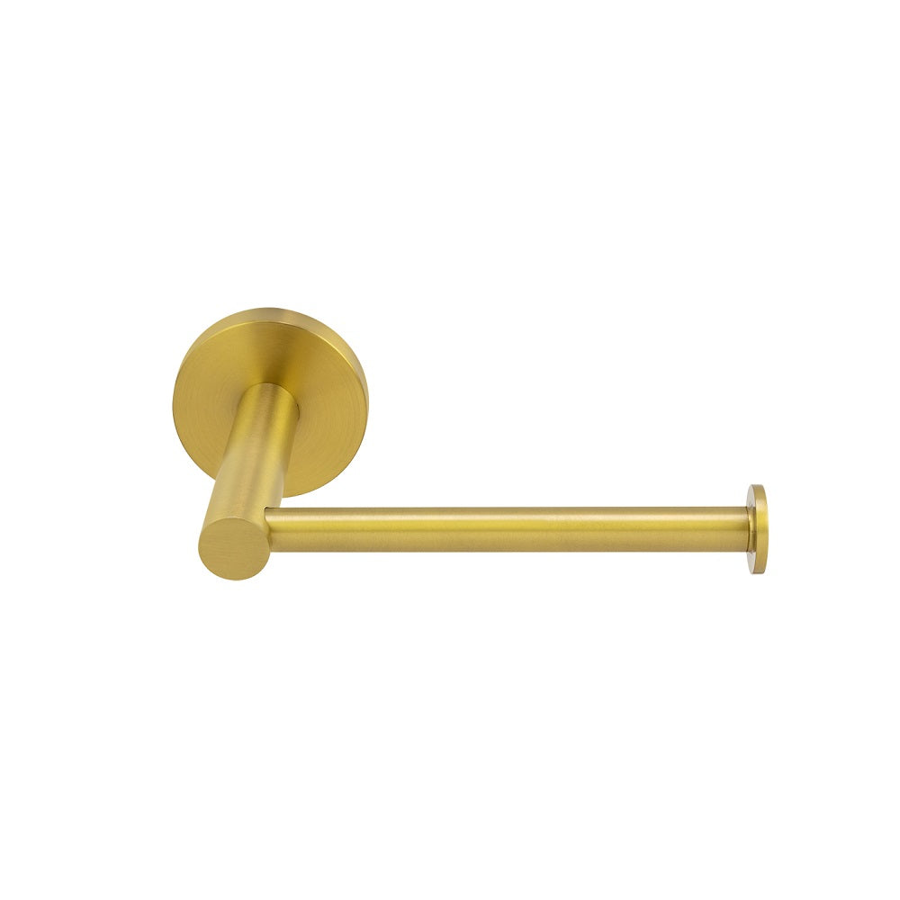 LUCID PIN - Brushed Brass Toilet Paper Holder - MTO Marbles & Tiles Outlet