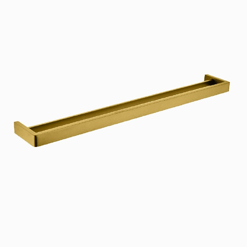 IVANO - 800mm Brushed Brass Double Towel Rail - MTO Marbles & Tiles Outlet