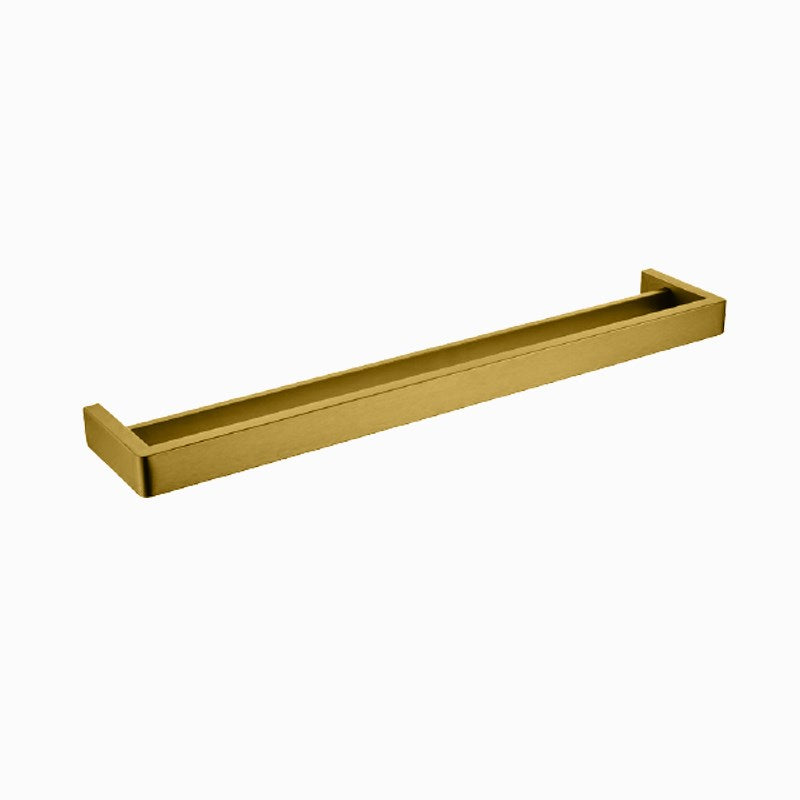IVANO - 600mm Brushed Brass Double Towel Rail - MTO Marbles & Tiles Outlet