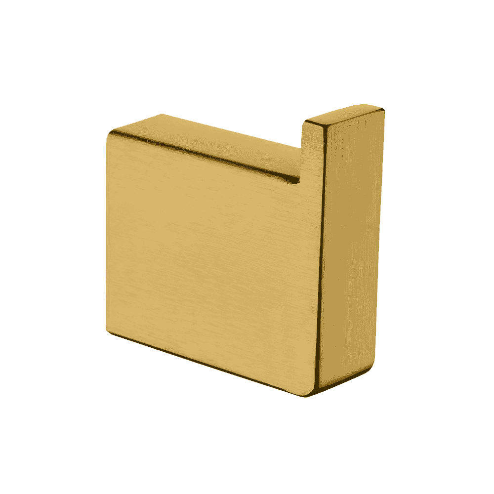IVANO - Brushed Brass Robe Hook - MTO Marbles & Tiles Outlet