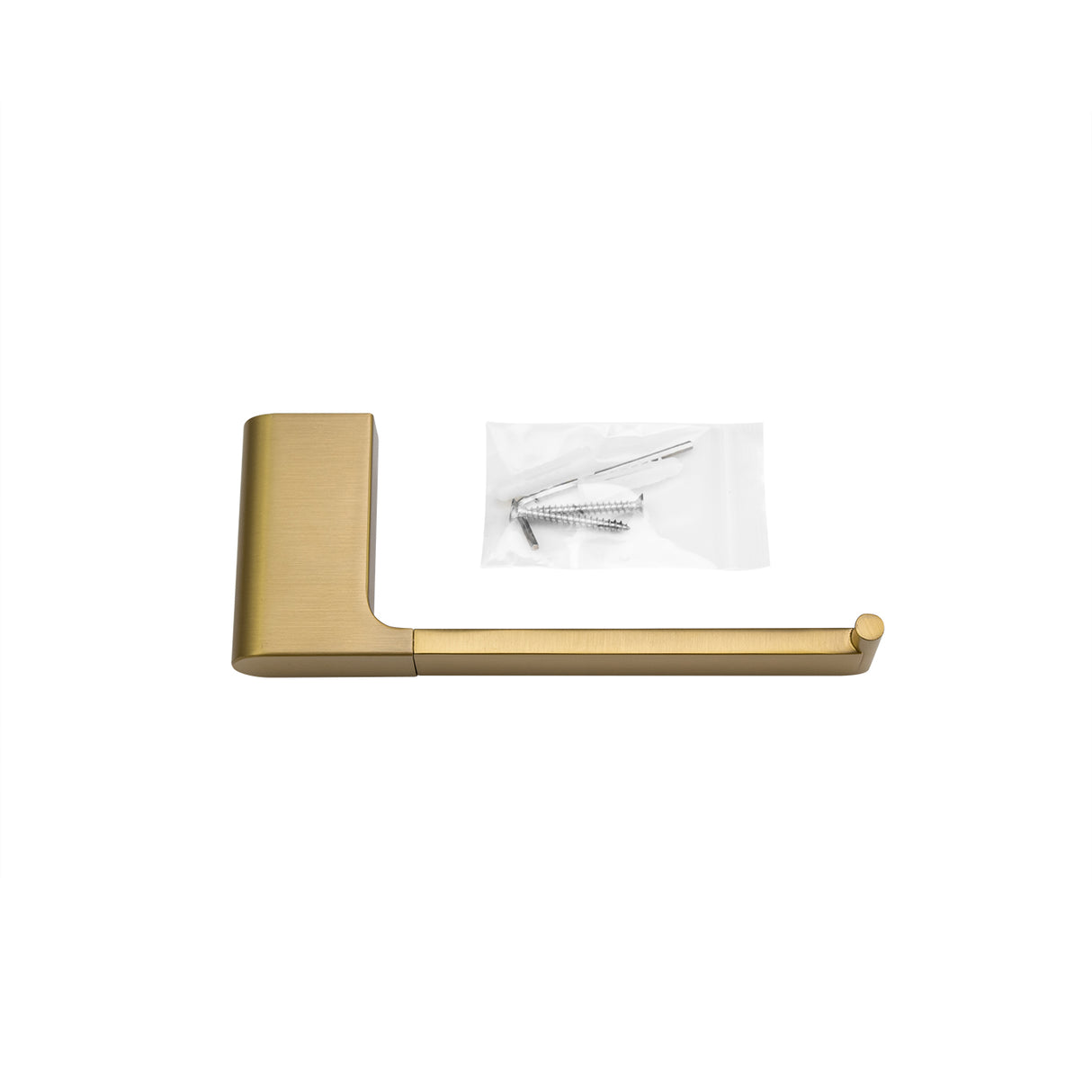 VOG - Brushed Brass Toilet Paper Holder - MTO Marbles & Tiles Outlet