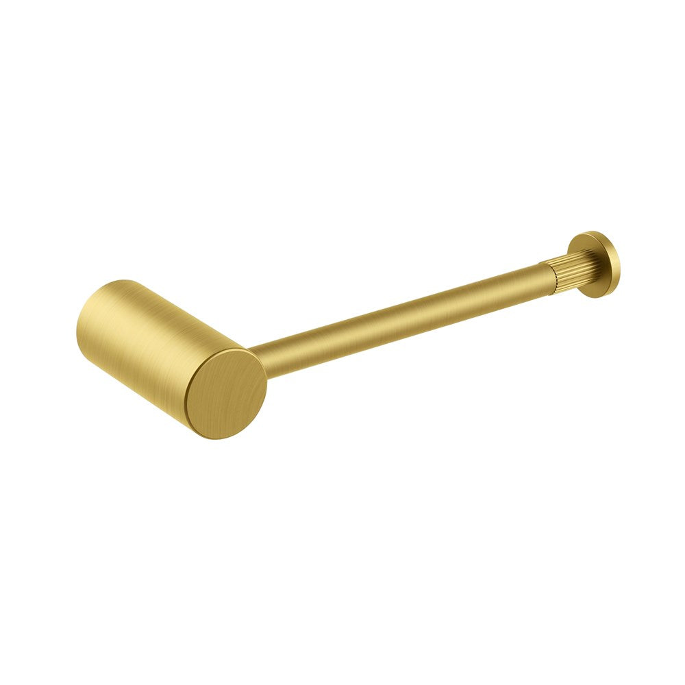CADDENCE - Brushed Brass Single Toilet Paper Holder - MTO Marbles & Tiles Outlet