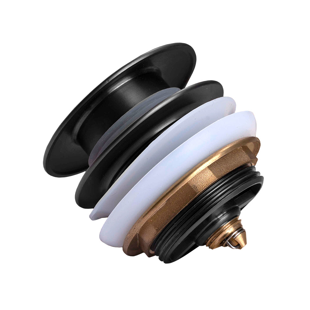 Black Bathtub Pop Up Waste No Overflow - MTO Marbles & Tiles Outlet