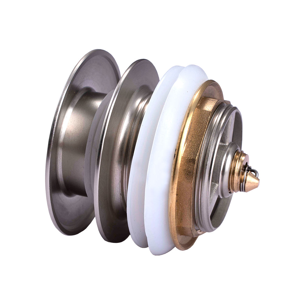 Brushed Nickel Bathtub Pop Up Waste No Overflow - MTO Marbles & Tiles Outlet